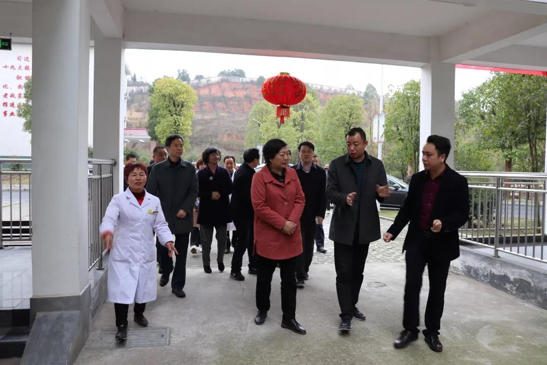 湖南省衛(wèi)生健康委黨組成員、計(jì)生協(xié)常務(wù)副會長康代四一行蒞臨海福祥考察